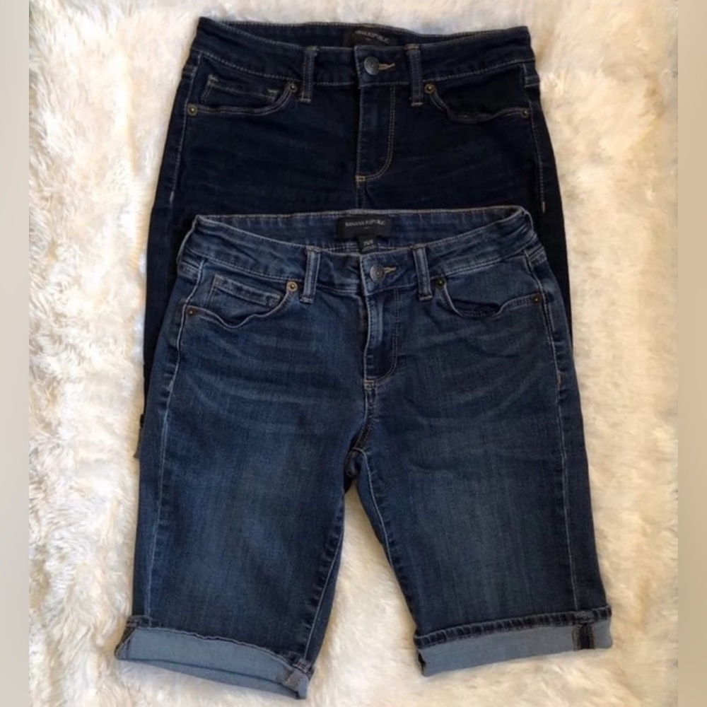 Banana Republic Factory Bermuda Jean Shorts